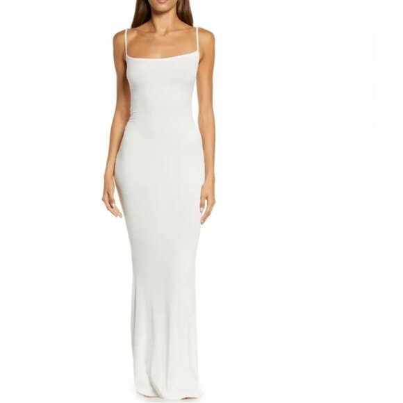 NWT Women's SKIMS Soft Lounge Long Slipdress in "Marble" LIMITED EDITION | Med. - Picture 6 of 14